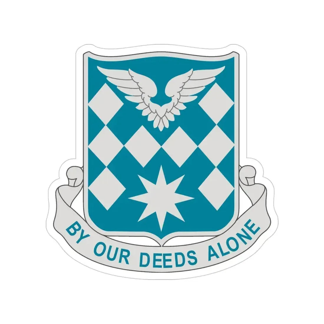 504 Aviation Battalion (U.S. Army) Transparent STICKER Die-Cut Vinyl Decal 4 Inch - The Sticker Space