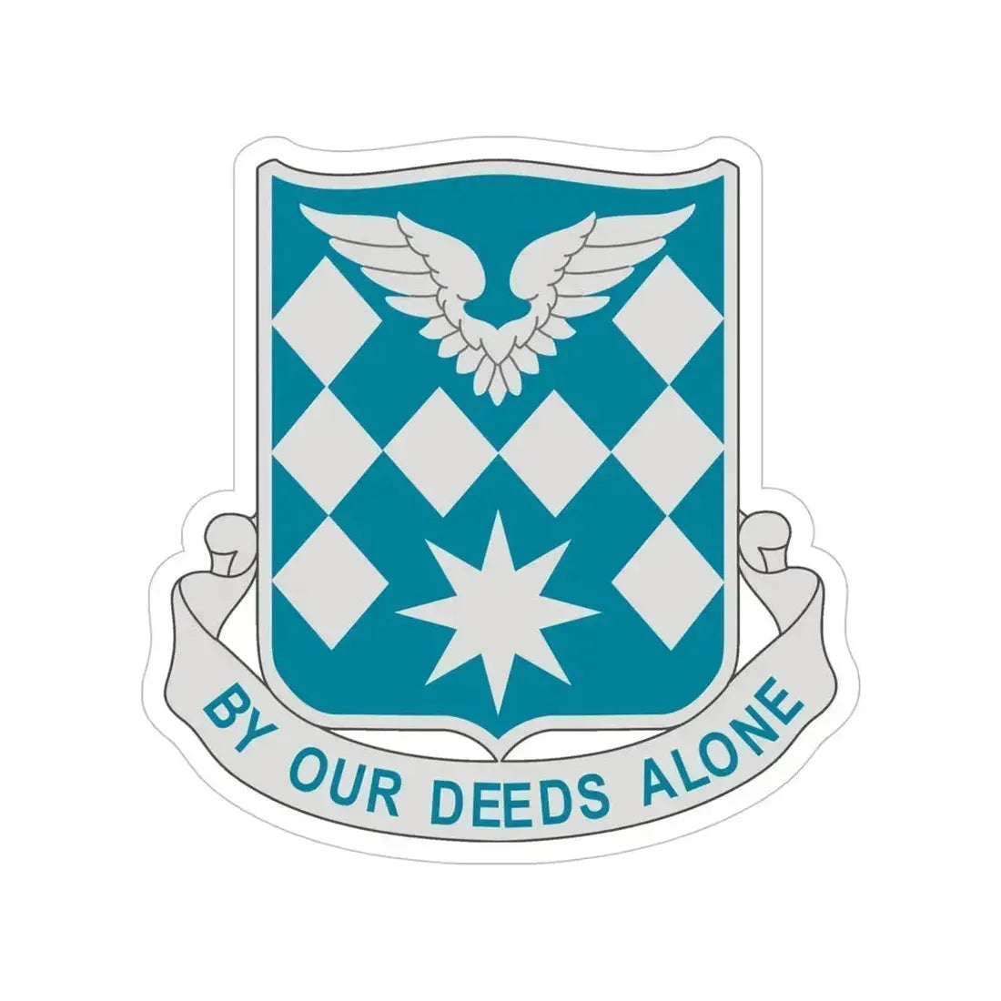 504 Aviation Battalion (U.S. Army) Transparent STICKER Die-Cut Vinyl Decal 5 Inch - The Sticker Space