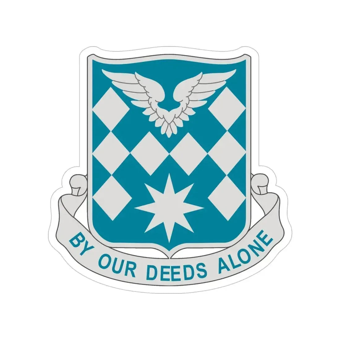 504 Aviation Battalion (U.S. Army) Transparent STICKER Die-Cut Vinyl Decal 5 Inch - The Sticker Space