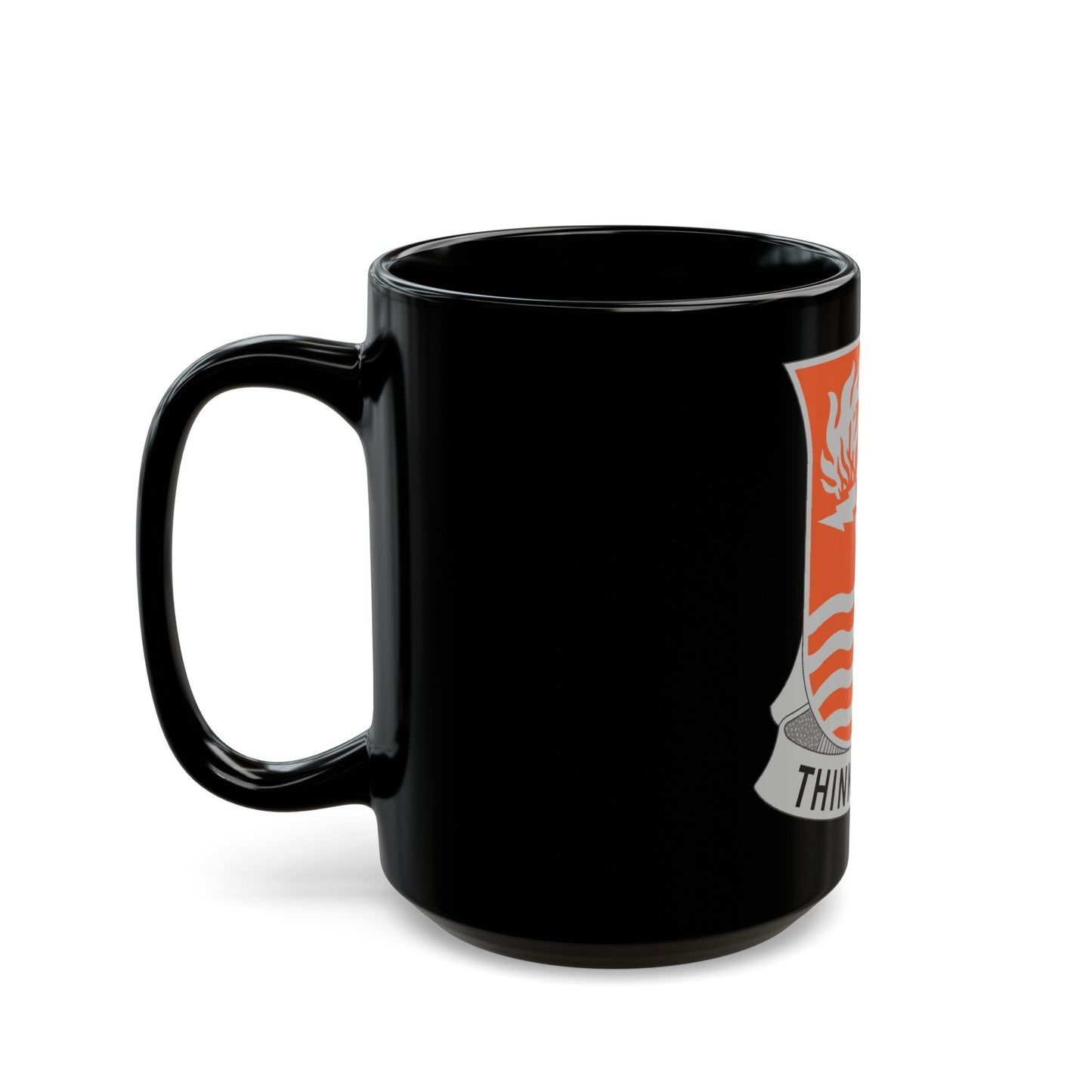 504 Signal Battalion (U.S. Army) Black Coffee Mug-The Sticker Space