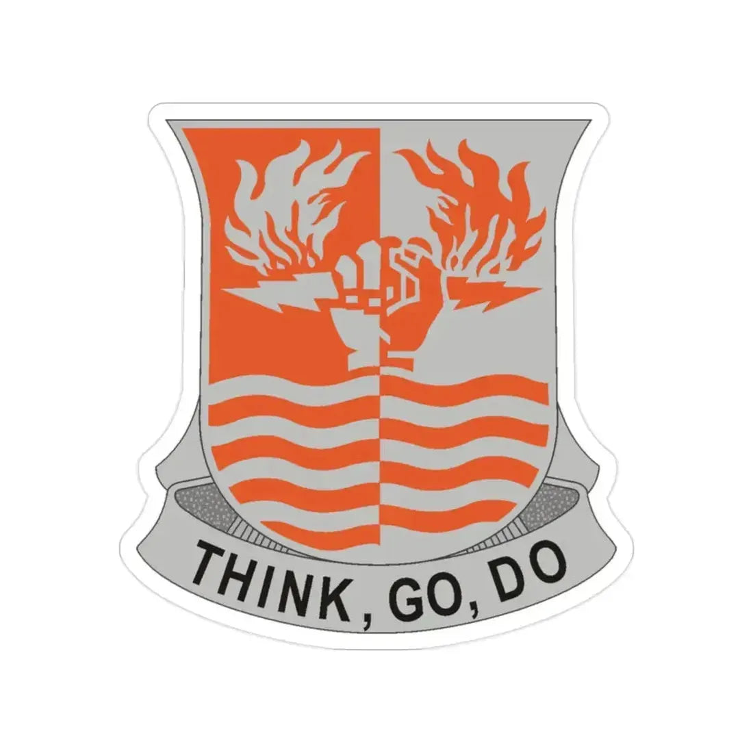 504 Signal Battalion (U.S. Army) Transparent STICKER Die-Cut Vinyl Decal 2 Inch - The Sticker Space