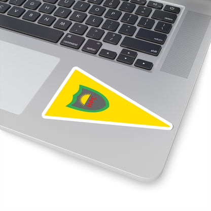 Flag of Civilian Defense Force (Syria) STICKER Vinyl Kiss-Cut Decal
