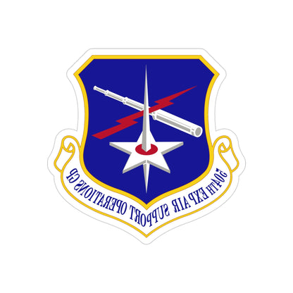 504th Expeditionary Air Support Operations Group (U.S. Air Force) REVERSE PRINT Transparent STICKER-4 Inch-The Sticker Space