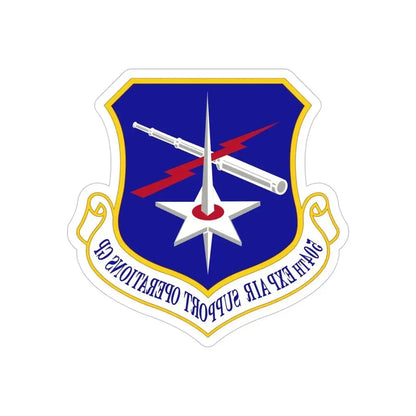 504th Expeditionary Air Support Operations Group (U.S. Air Force) REVERSE PRINT Transparent Die-Cut STICKER - The Sticker Space