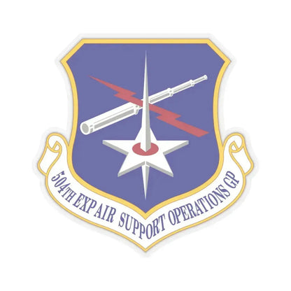 504th Expeditionary Air Support Operations Group (U.S. Air Force) STICKER Vinyl Kiss-Cut Decal 6 Inch Transparent - The Sticker Space