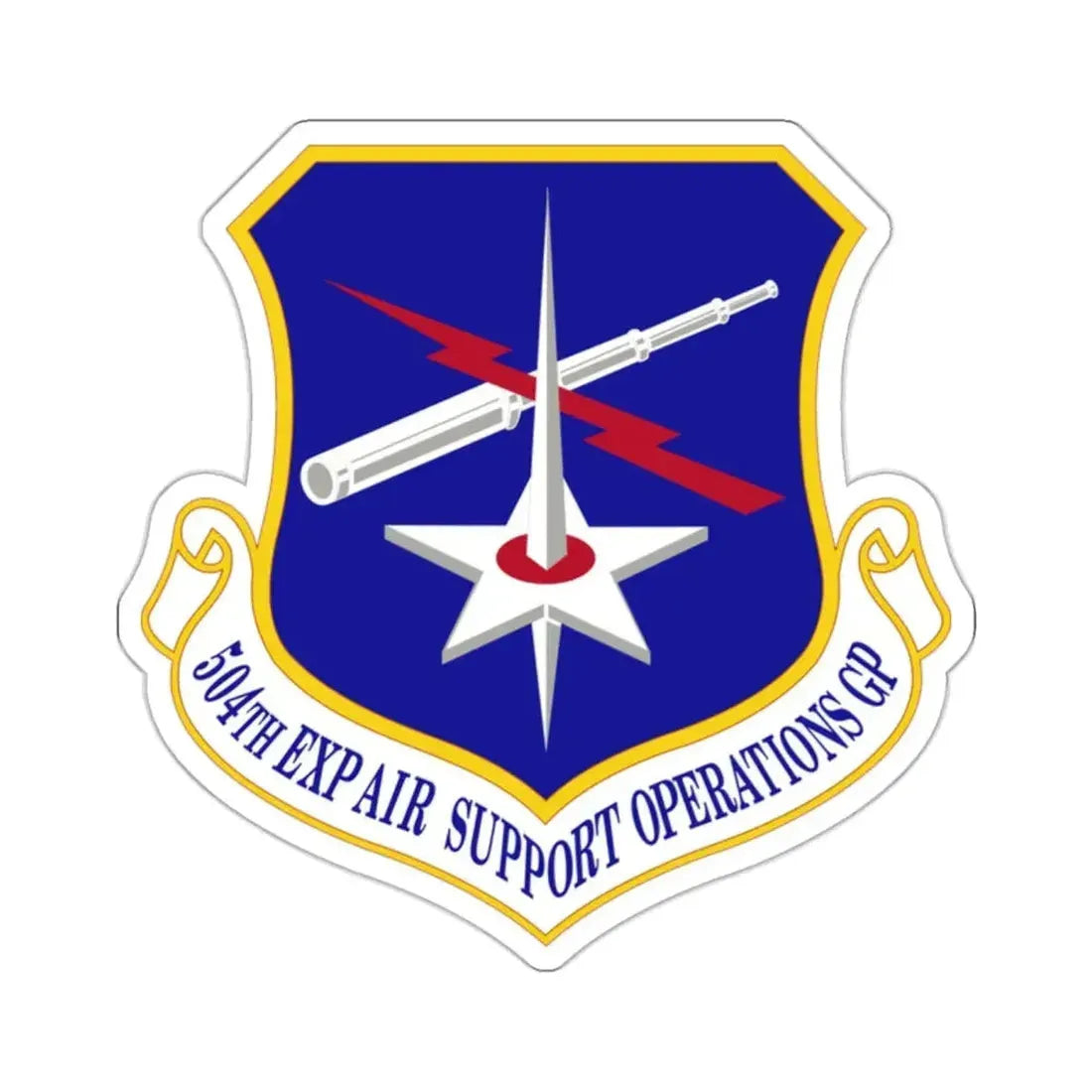 504th Expeditionary Air Support Operations Group (U.S. Air Force) STICKER Vinyl Kiss-Cut Decal - The Sticker Space