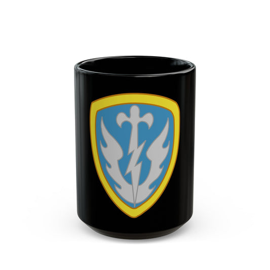 504th Military Intelligence Brigade (U.S. Army) Black Coffee Mug-15oz-The Sticker Space