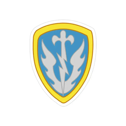 504th Military Intelligence Brigade (U.S. Army) REVERSE PRINT Transparent Die-Cut STICKER 2 Inch Die-Cut Transparent - The Sticker Space