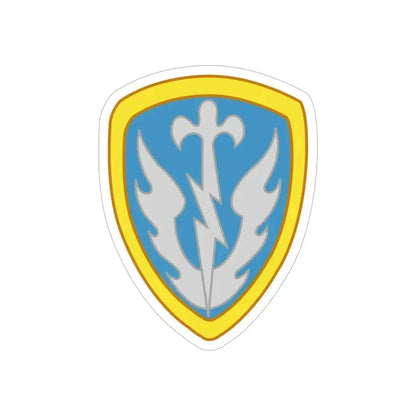 504th Military Intelligence Brigade (U.S. Army) REVERSE PRINT Transparent Die-Cut STICKER 6 Inch Die-Cut Transparent - The Sticker Space