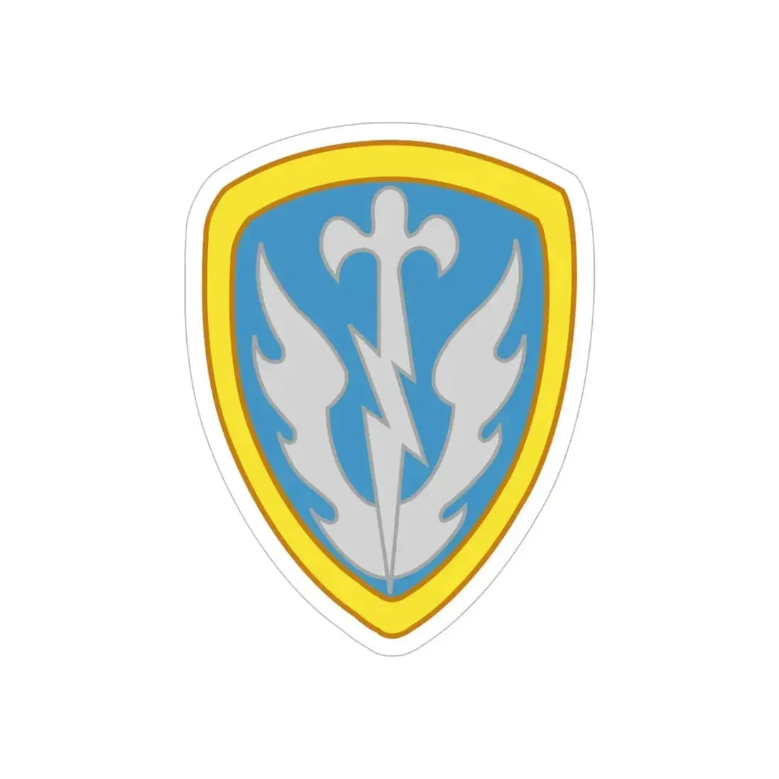 504th Military Intelligence Brigade (U.S. Army) REVERSE PRINT Transparent Die-Cut STICKER - The Sticker Space