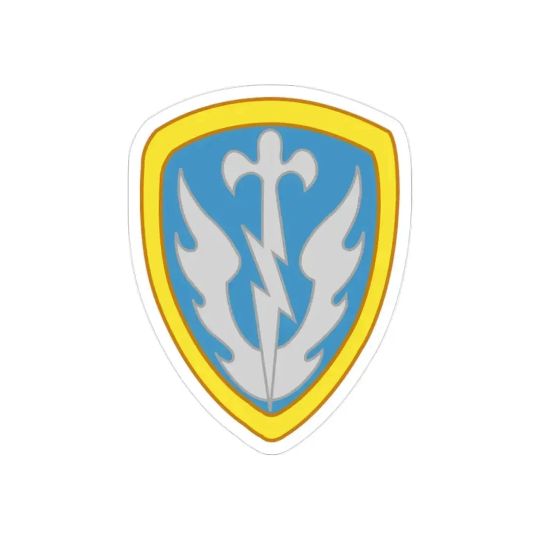 504th Military Intelligence Brigade (U.S. Army) REVERSE PRINT Transparent Die-Cut STICKER - The Sticker Space