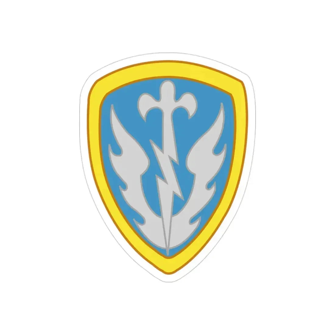 504th Military Intelligence Brigade (U.S. Army) REVERSE PRINT Transparent Die-Cut STICKER - The Sticker Space