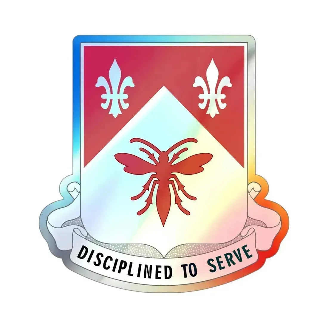 505 Engineer Battalion (U.S. Army) Holographic STICKER Die-Cut Vinyl Decal 4 Inch Holographic - The Sticker Space