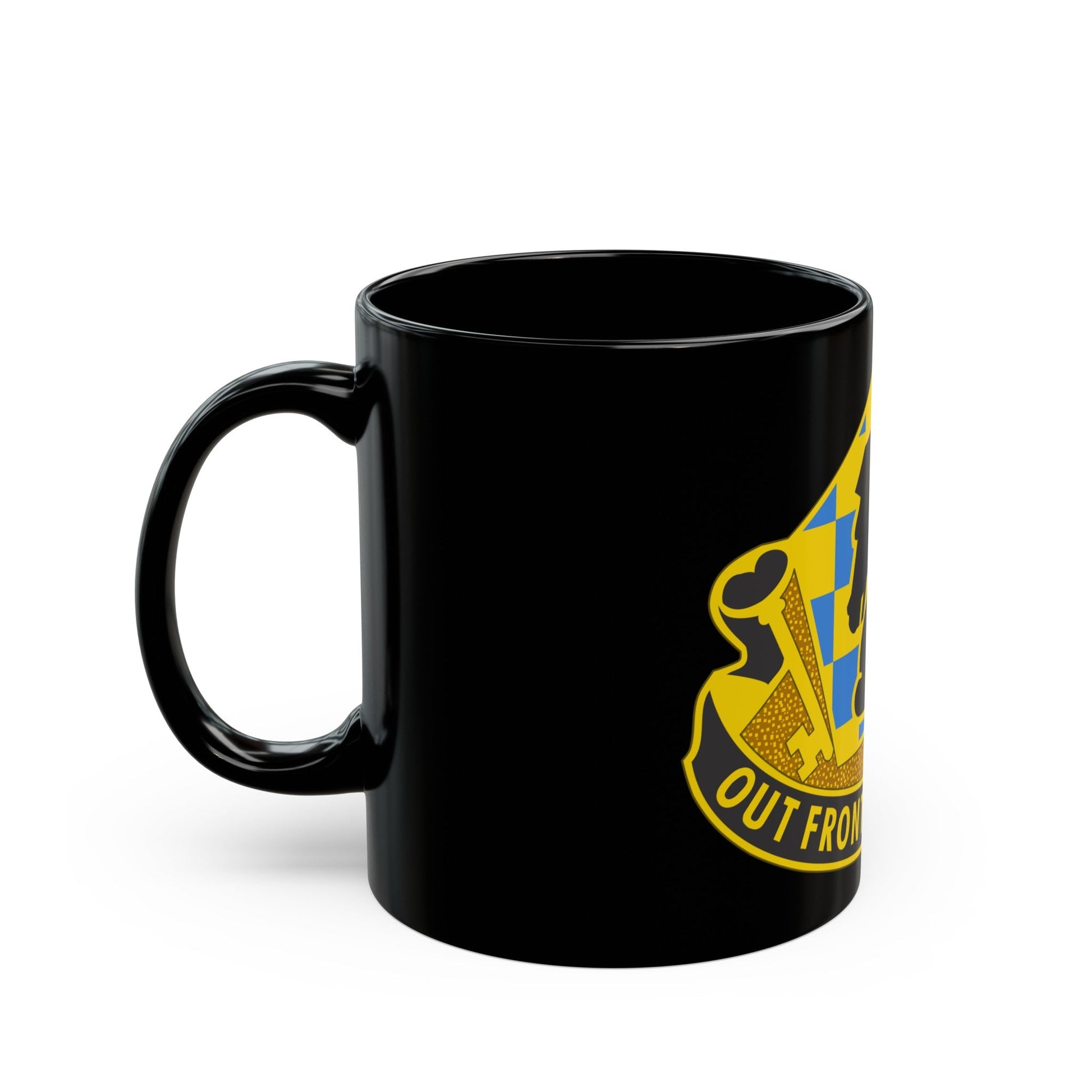 505 Military Intelligence Brigade 2 (U.S. Army) Black Coffee Mug-The Sticker Space