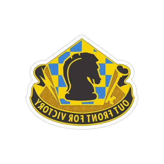 505 Military Intelligence Brigade 2 (U.S. Army) REVERSE PRINT Transparent Die-Cut STICKER 6 Inch Die-Cut Transparent - The Sticker Space