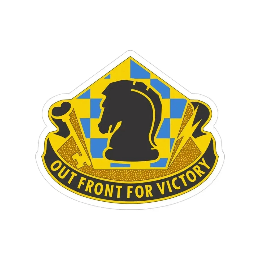 505 Military Intelligence Brigade 2 (U.S. Army) Transparent STICKER Die-Cut Vinyl Decal - The Sticker Space