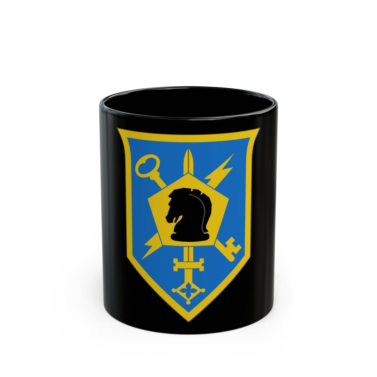 505 Military Intelligence Brigade (U.S. Army) Black Coffee Mug-11oz-The Sticker Space