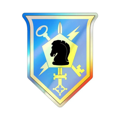505 Military Intelligence Brigade (U.S. Army) Holographic STICKER Die-Cut Vinyl Decal 4 Inch Holographic - The Sticker Space