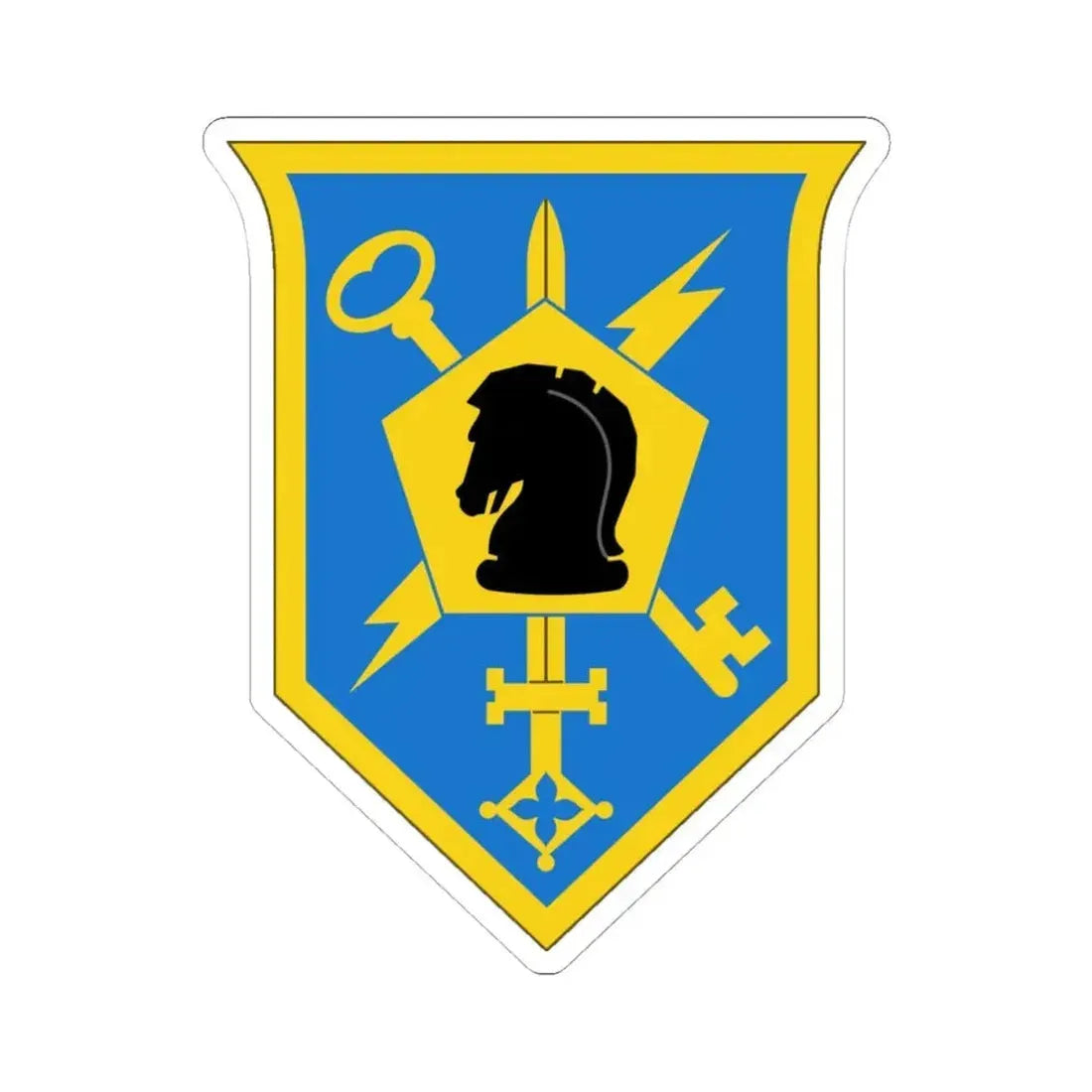 505 Military Intelligence Brigade (U.S. Army) STICKER Vinyl Kiss-Cut Decal 4 Inch White - The Sticker Space