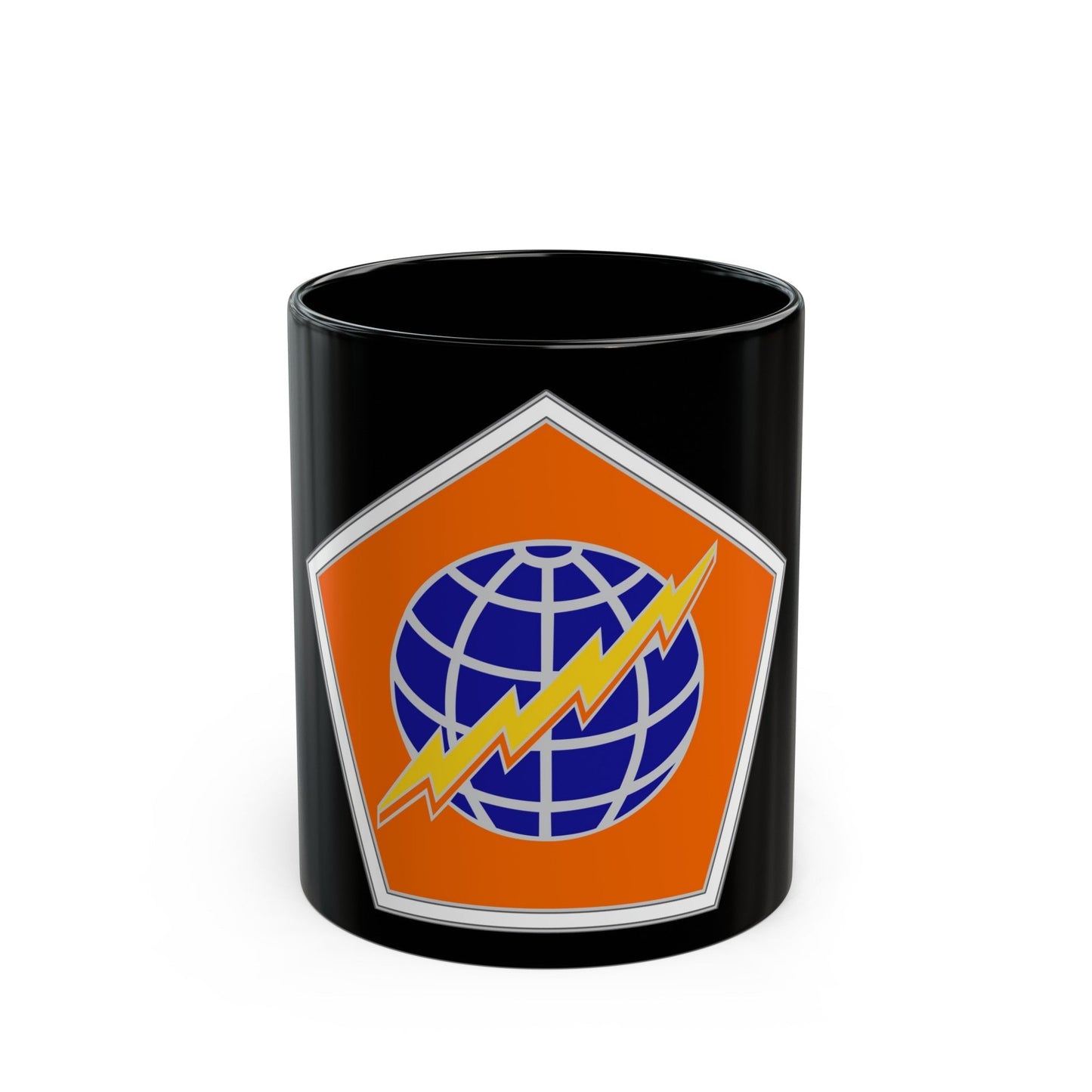 505 Signal Brigade 2 (U.S. Army) Black Coffee Mug-11oz-The Sticker Space