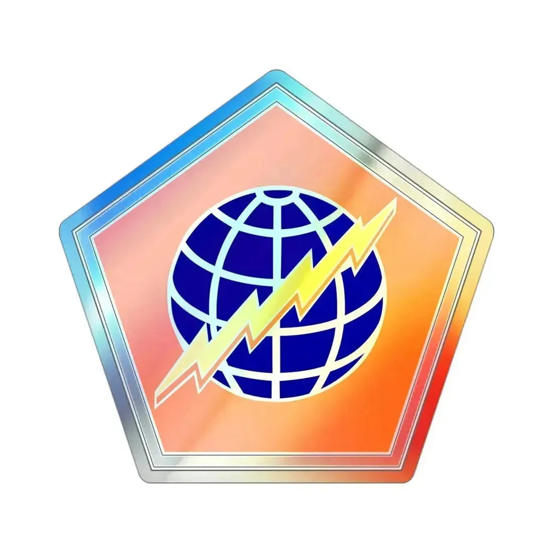505 Signal Brigade 2 (U.S. Army) Holographic STICKER Die-Cut Vinyl Decal 3 Inch Holographic - The Sticker Space