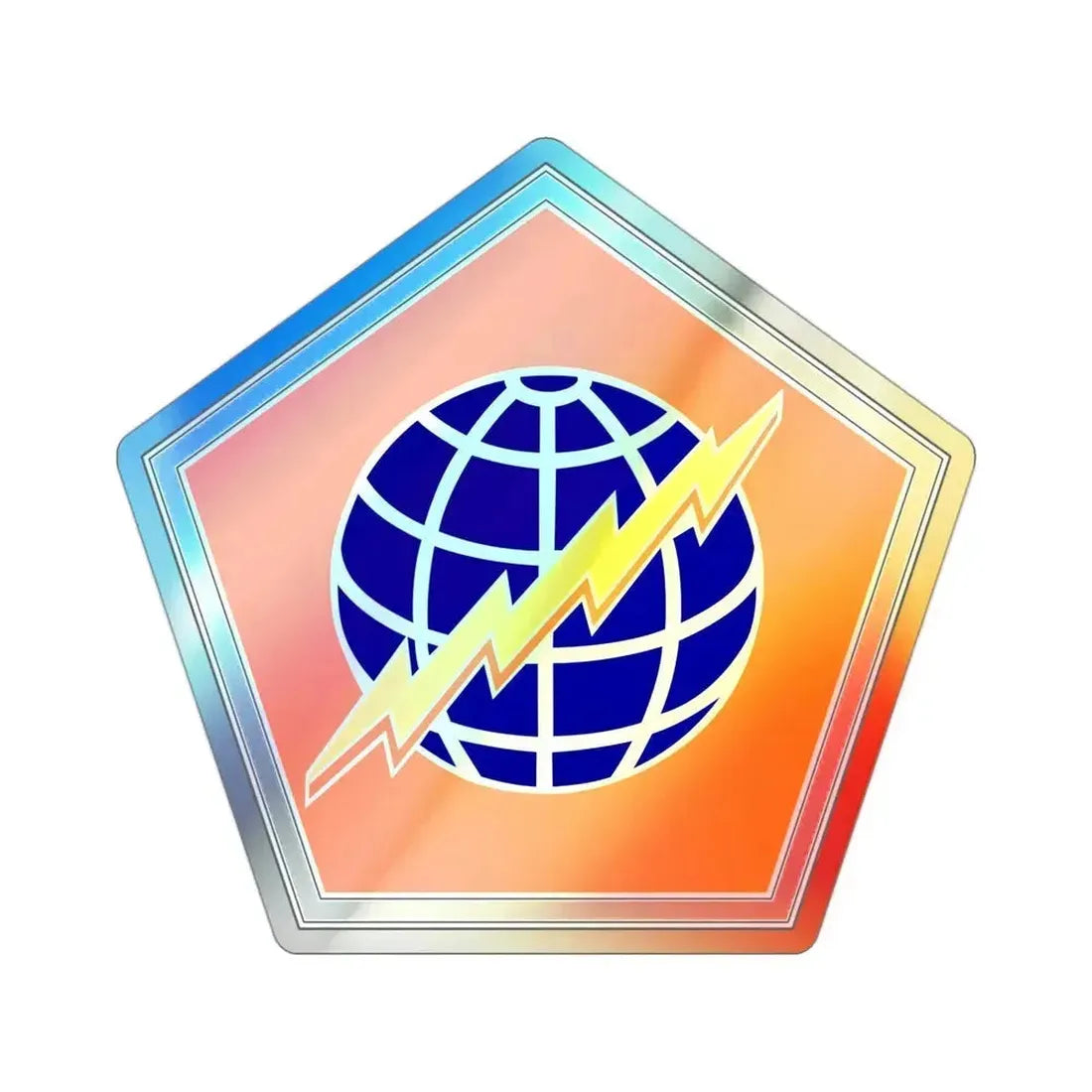 505 Signal Brigade 2 (U.S. Army) Holographic STICKER Die-Cut Vinyl Decal 3 Inch Holographic - The Sticker Space