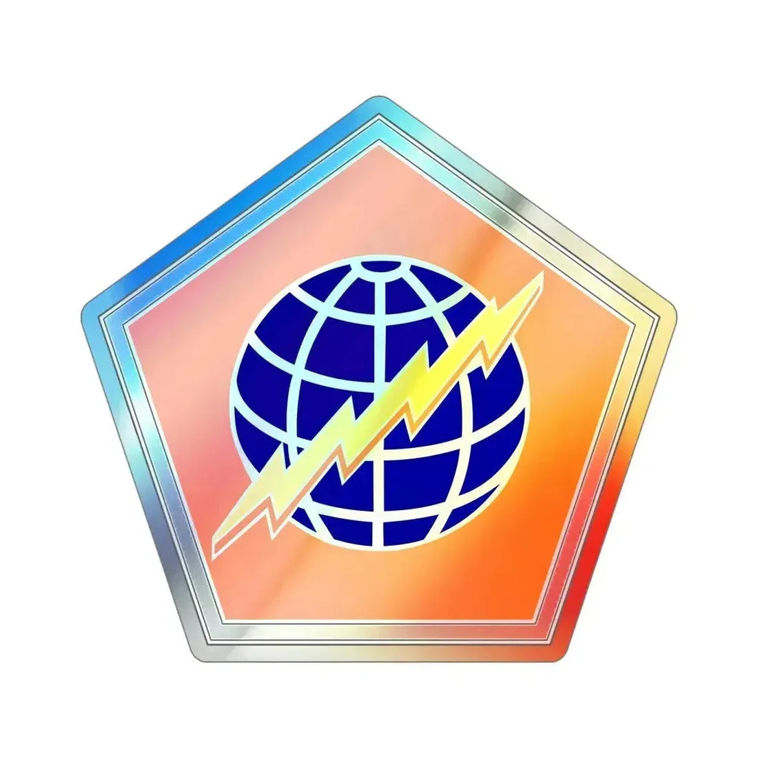 505 Signal Brigade 2 (U.S. Army) Holographic STICKER Die-Cut Vinyl Decal 5 Inch Holographic - The Sticker Space