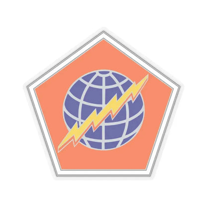 505 Signal Brigade 2 (U.S. Army) STICKER Vinyl Kiss-Cut Decal 2 Inch Transparent - The Sticker Space
