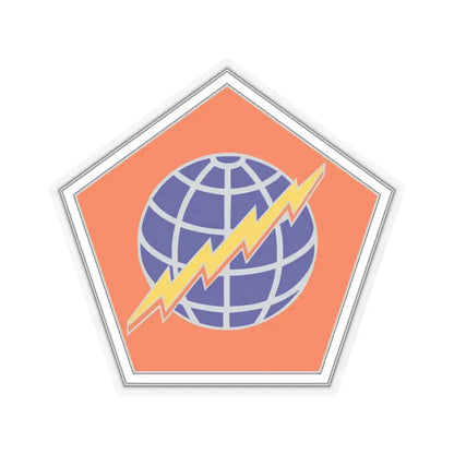 505 Signal Brigade 2 (U.S. Army) STICKER Vinyl Kiss-Cut Decal 3 Inch Transparent - The Sticker Space