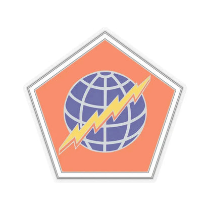 505 Signal Brigade 2 (U.S. Army) STICKER Vinyl Kiss-Cut Decal 4 Inch Transparent - The Sticker Space