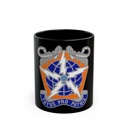 505 Signal Brigade 3 (U.S. Army) Black Coffee Mug-11oz-The Sticker Space