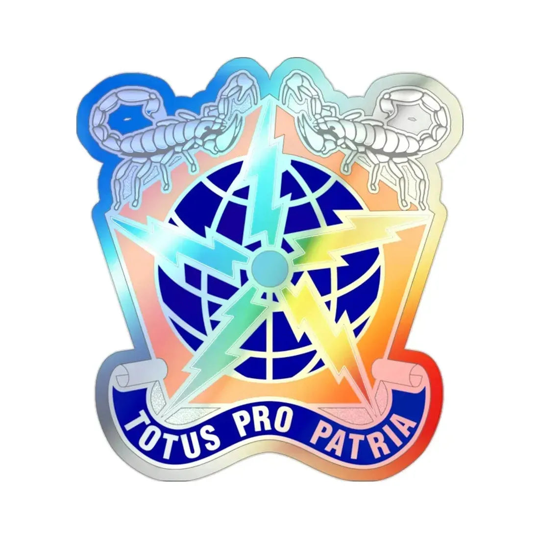 505 Signal Brigade 3 (U.S. Army) Holographic STICKER Die-Cut Vinyl Decal - The Sticker Space