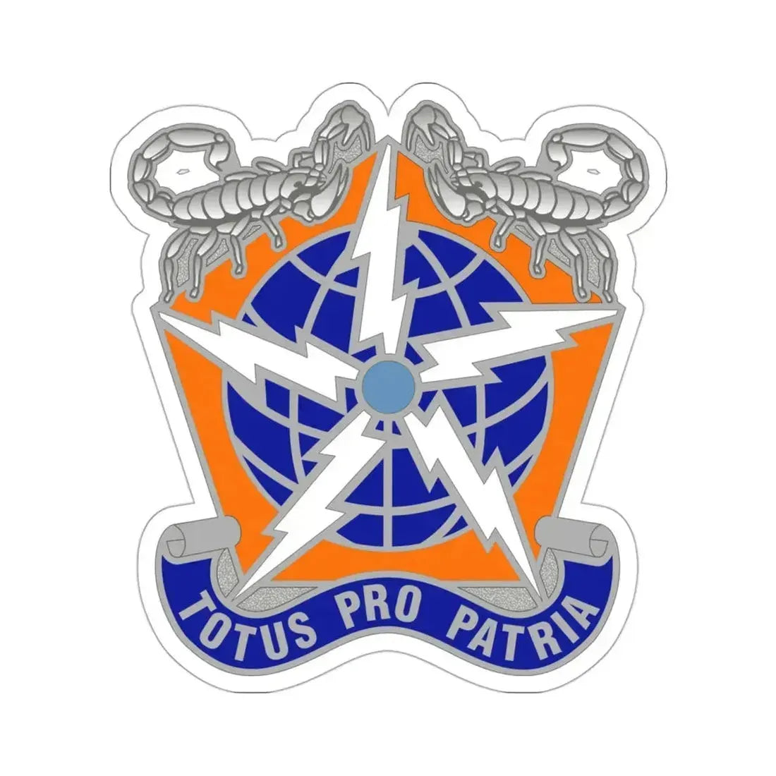 505 Signal Brigade 3 (U.S. Army) STICKER Vinyl Die-Cut Decal 3 Inch - The Sticker Space