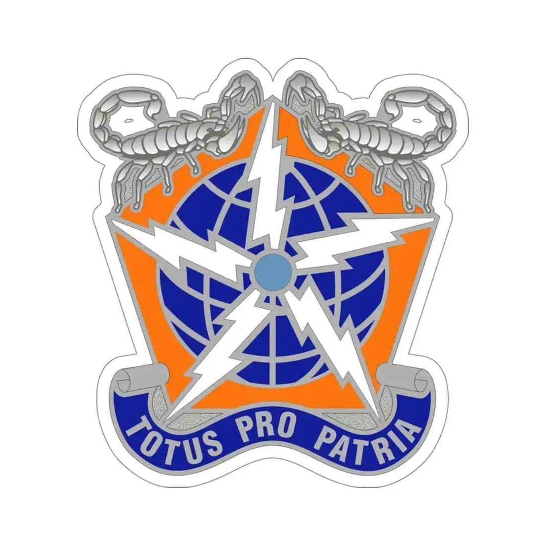 505 Signal Brigade 3 (U.S. Army) STICKER Vinyl Die-Cut Decal 4 Inch - The Sticker Space