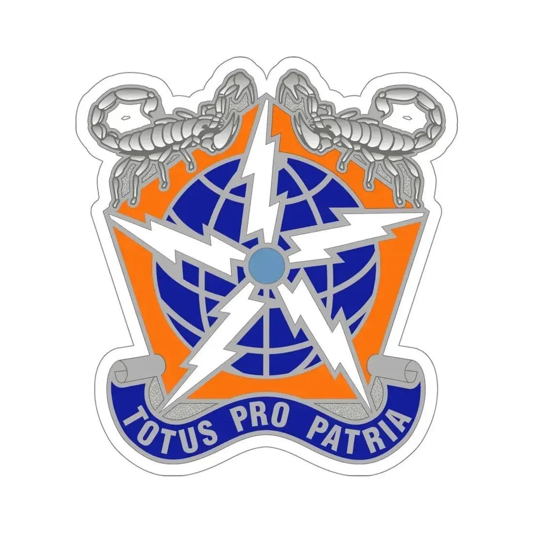 505 Signal Brigade 3 (U.S. Army) STICKER Vinyl Die-Cut Decal 5 Inch - The Sticker Space