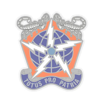 505 Signal Brigade 3 (U.S. Army) STICKER Vinyl Kiss-Cut Decal 6 Inch Transparent - The Sticker Space