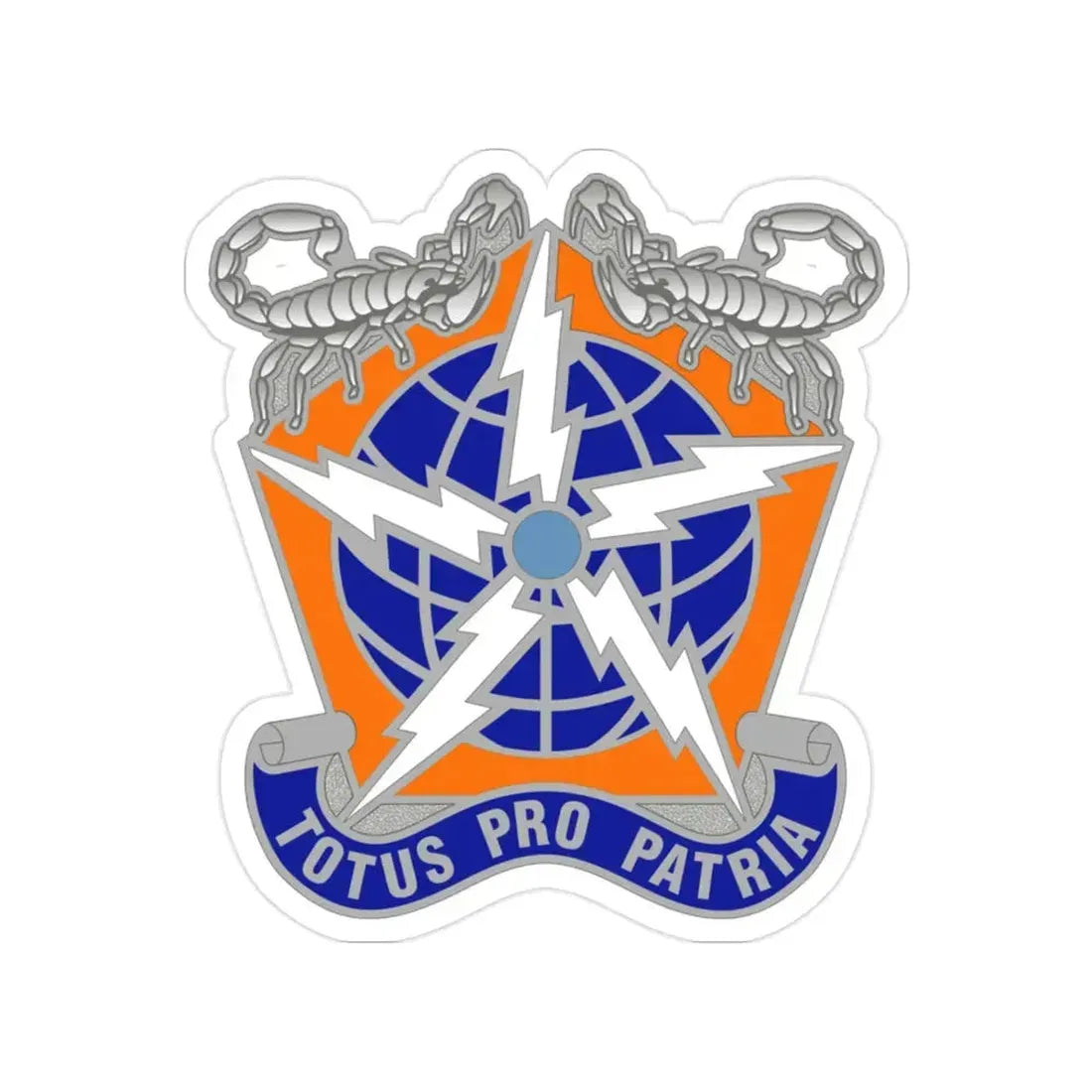 505 Signal Brigade 3 (U.S. Army) Transparent STICKER Die-Cut Vinyl Decal 2 Inch - The Sticker Space