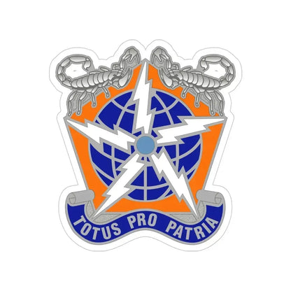505 Signal Brigade 3 (U.S. Army) Transparent STICKER Die-Cut Vinyl Decal 5 Inch - The Sticker Space