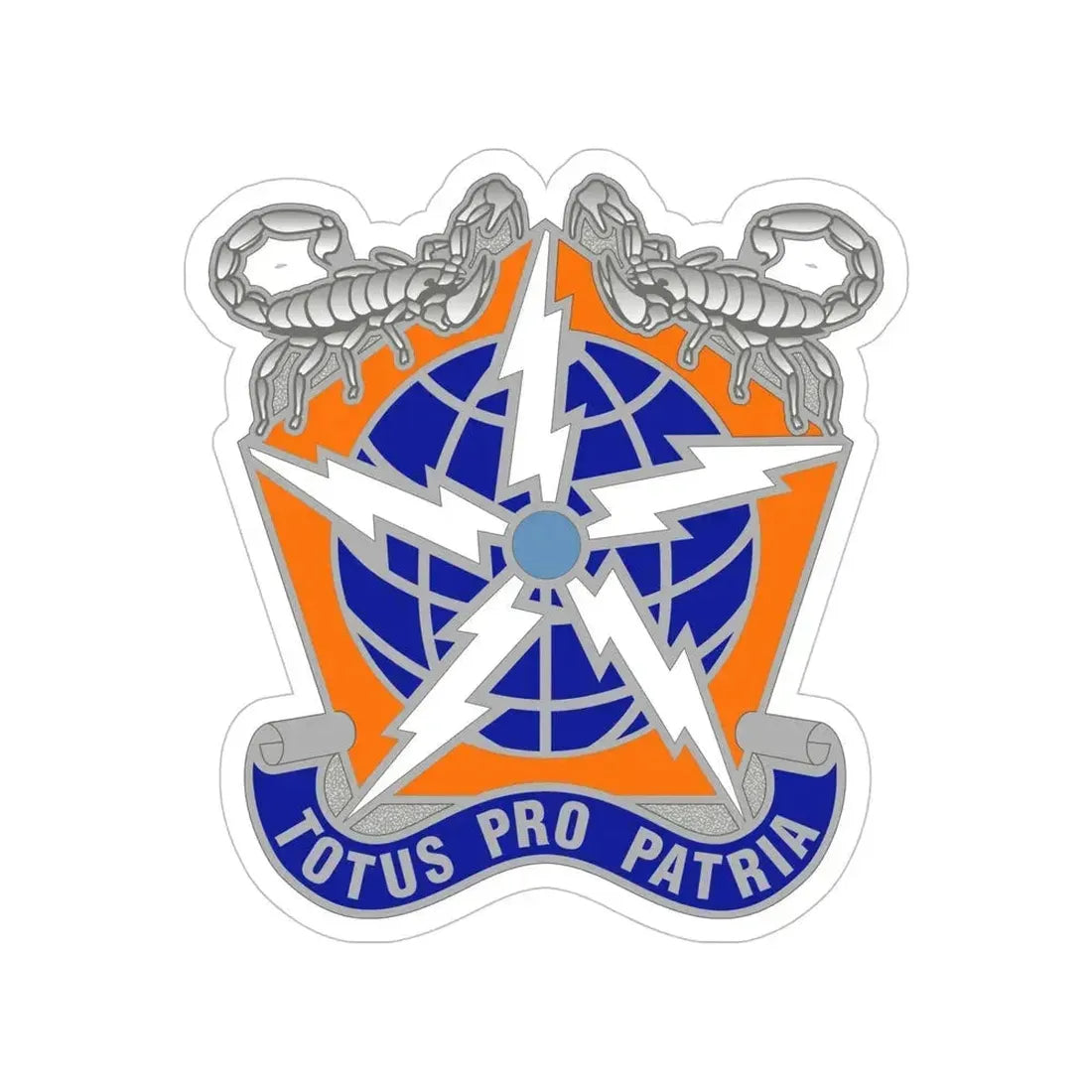 505 Signal Brigade 3 (U.S. Army) Transparent STICKER Die-Cut Vinyl Decal 6 Inch - The Sticker Space