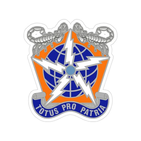505 Signal Brigade 3 (U.S. Army) Transparent STICKER Die-Cut Vinyl Decal 6 Inch - The Sticker Space