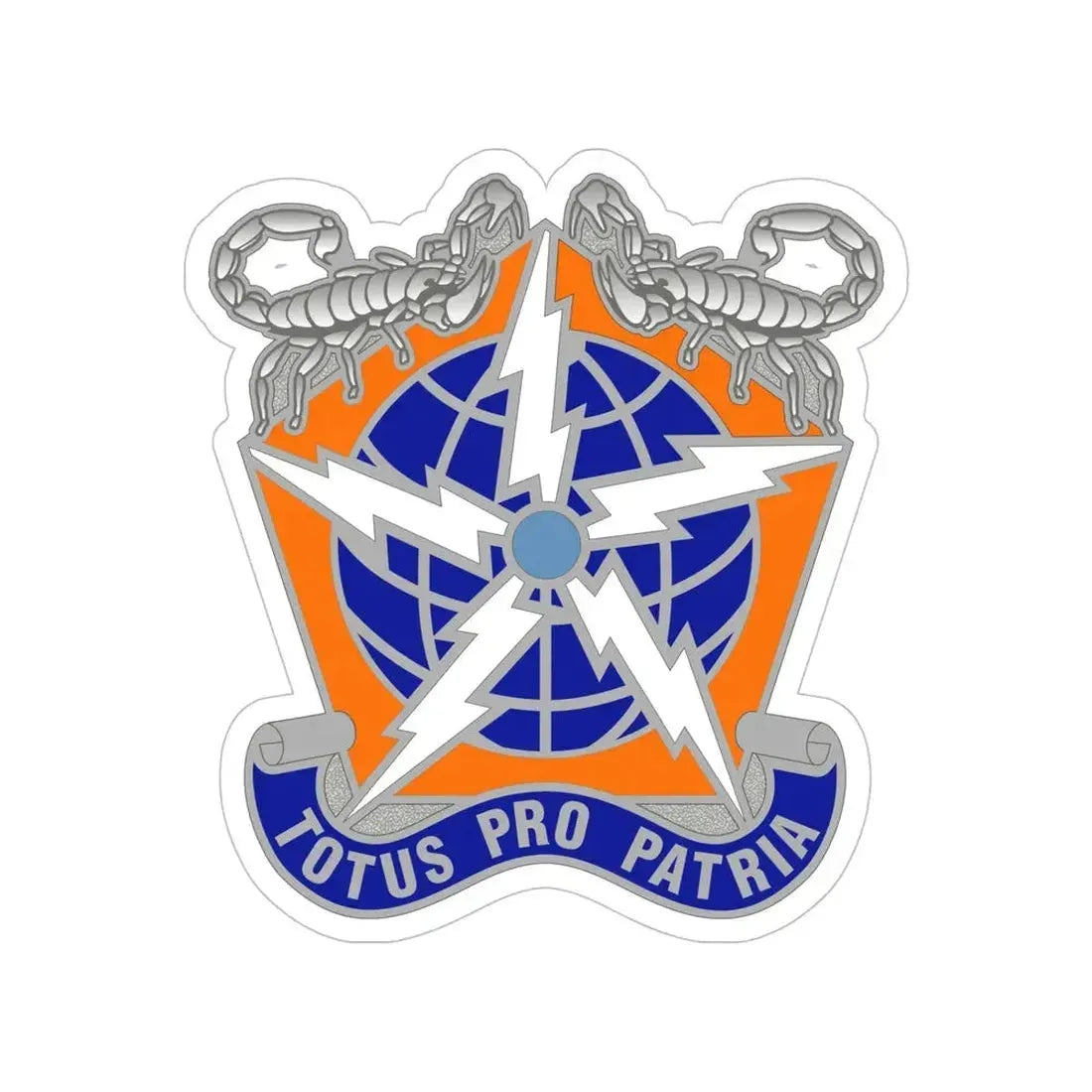 505 Signal Brigade 3 (U.S. Army) Transparent STICKER Die-Cut Vinyl Decal - The Sticker Space