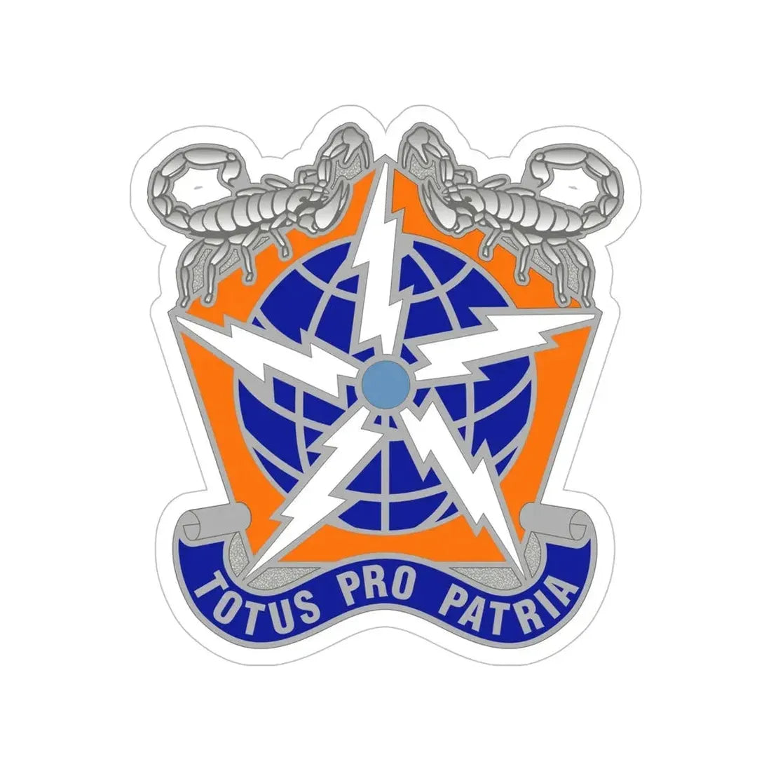 505 Signal Brigade 3 (U.S. Army) Transparent STICKER Die-Cut Vinyl Decal - The Sticker Space