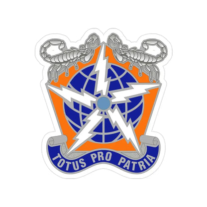 505 Signal Brigade 3 (U.S. Army) Transparent STICKER Die-Cut Vinyl Decal - The Sticker Space