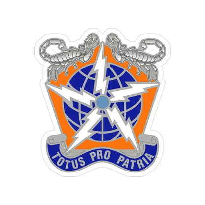 505 Signal Brigade 3 (U.S. Army) Transparent STICKER Die-Cut Vinyl Decal - The Sticker Space