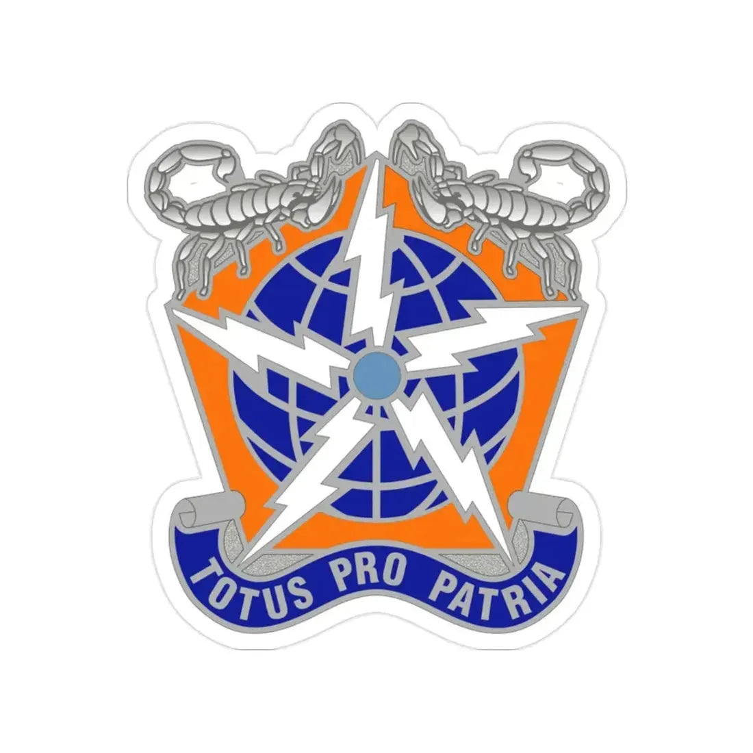 505 Signal Brigade 3 (U.S. Army) Transparent STICKER Die-Cut Vinyl Decal - The Sticker Space