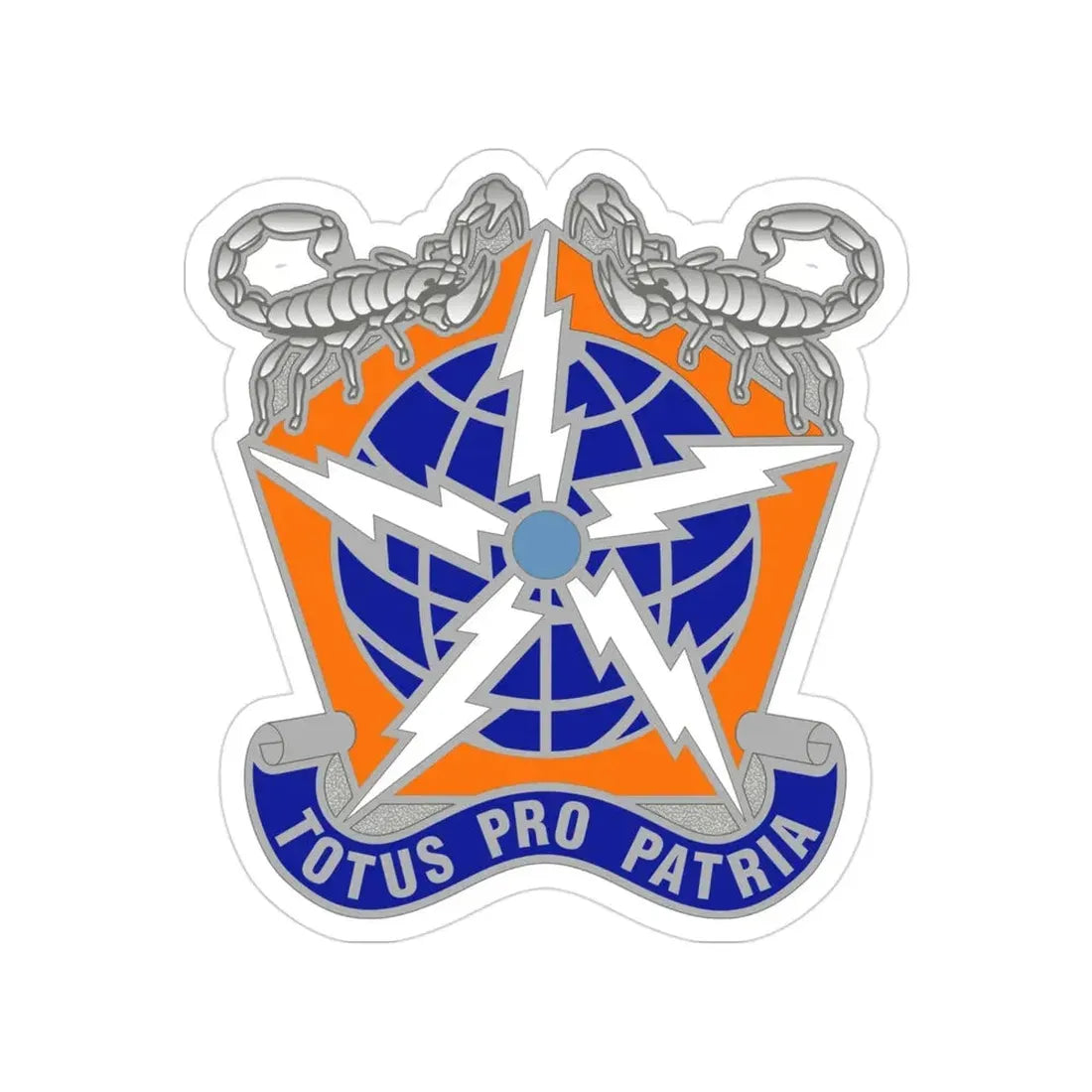 505 Signal Brigade 3 (U.S. Army) Transparent STICKER Die-Cut Vinyl Decal - The Sticker Space