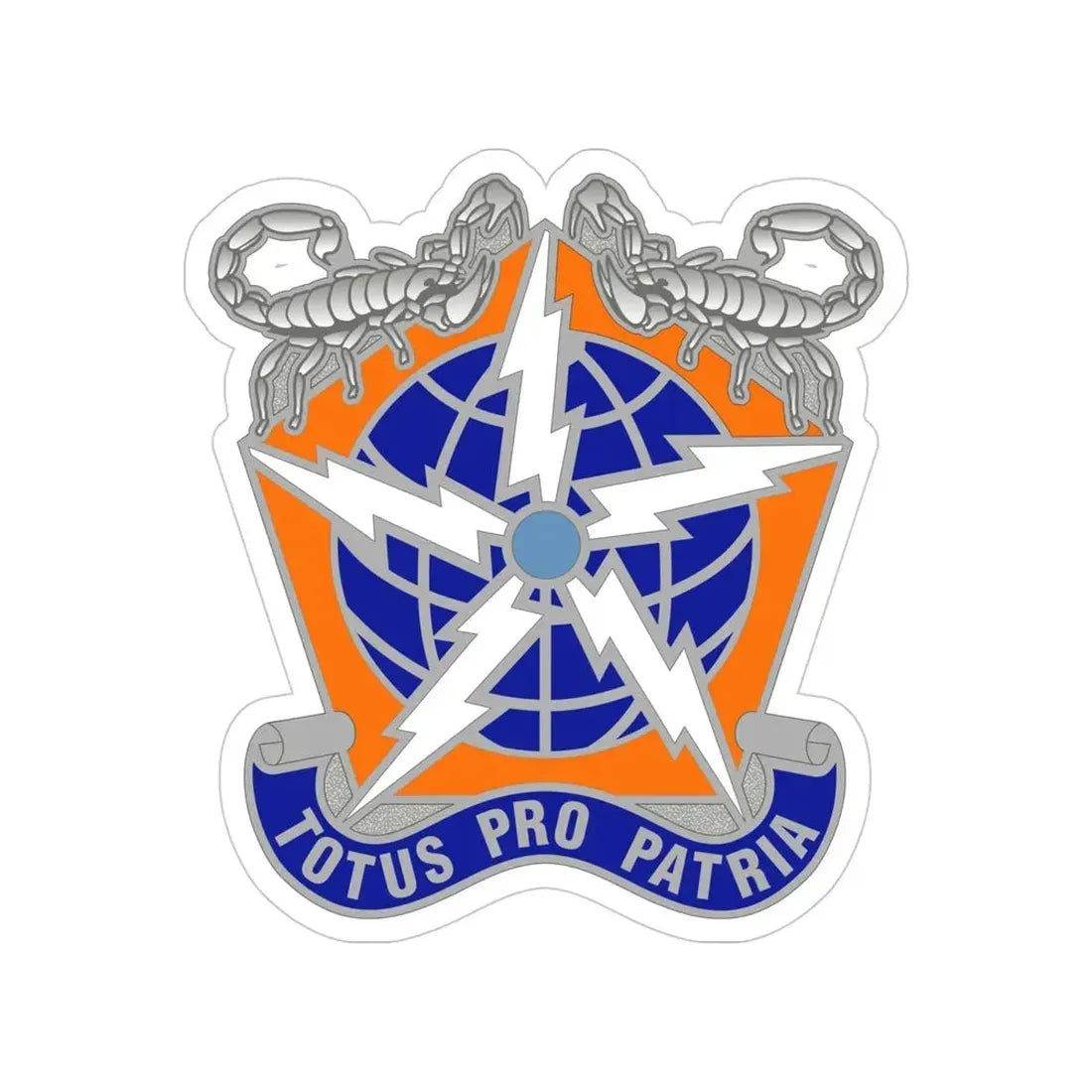 505 Signal Brigade 3 (U.S. Army) Transparent STICKER Die-Cut Vinyl Decal - The Sticker Space