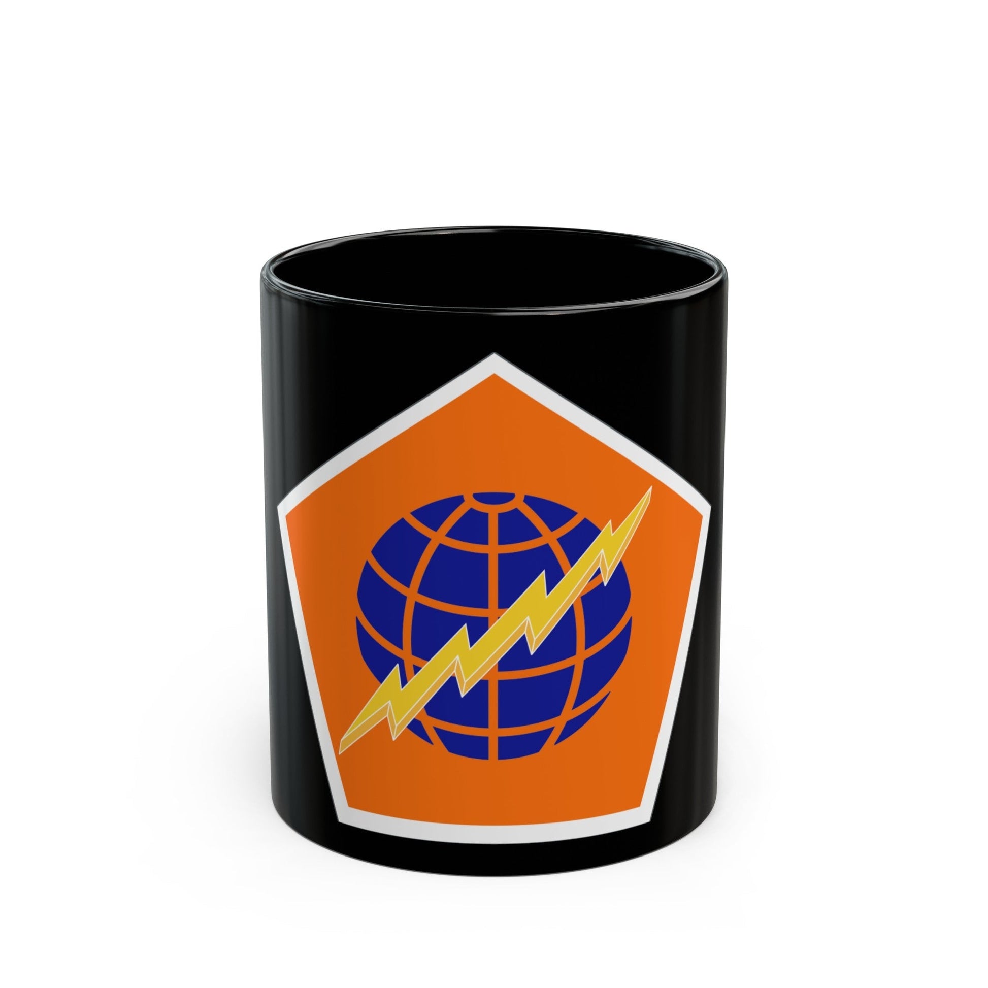 505 Signal Brigade (U.S. Army) Black Coffee Mug-11oz-The Sticker Space