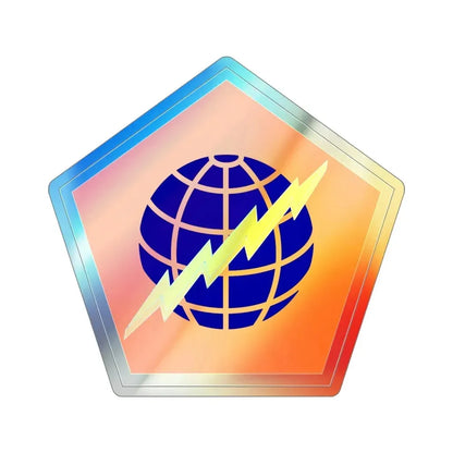 505 Signal Brigade (U.S. Army) Holographic STICKER Die-Cut Vinyl Decal - The Sticker Space