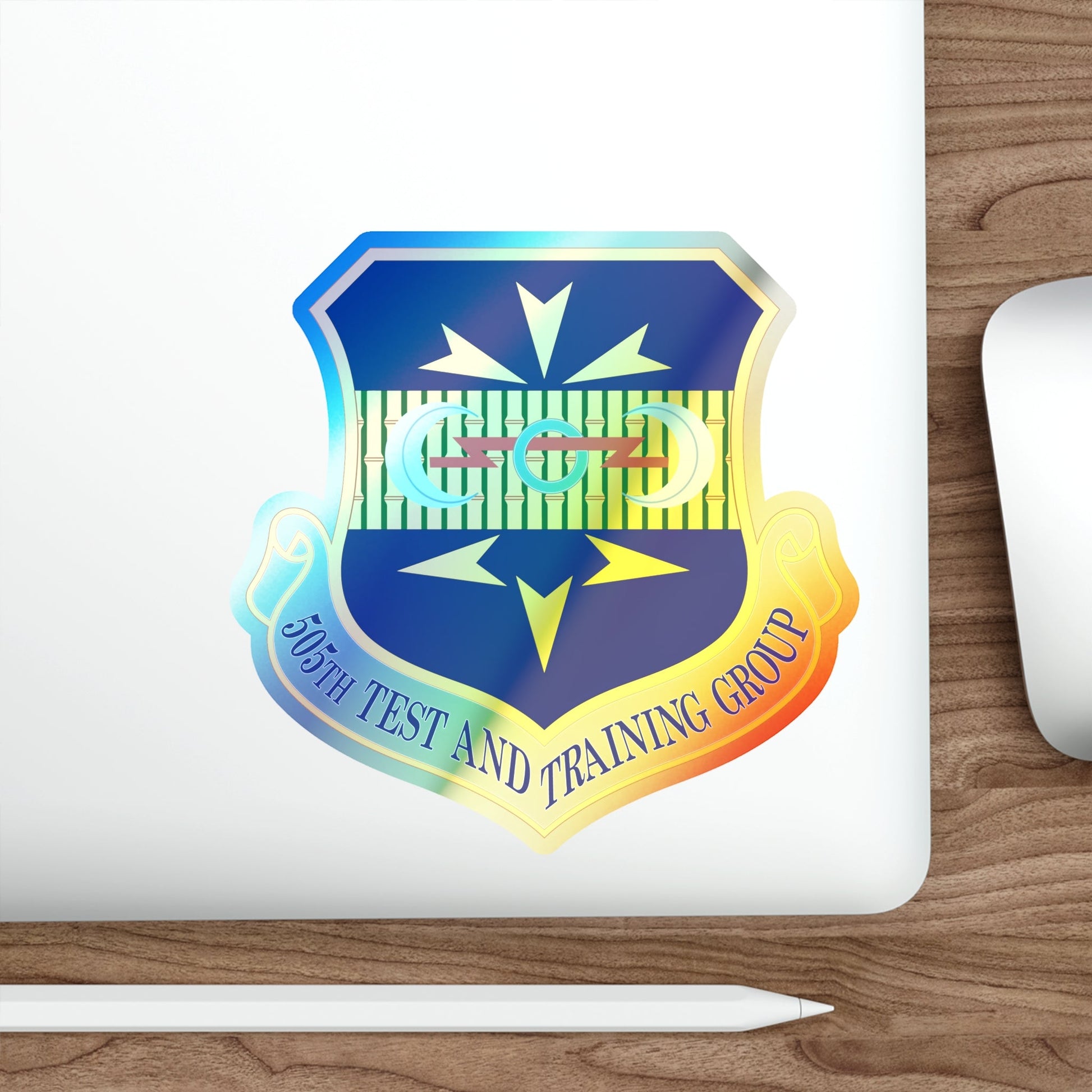 505 Test and Training Group ACC (U.S. Air Force) Holographic STICKER Die-Cut Vinyl Decal-The Sticker Space